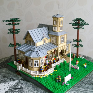 LEGO Augustin paviljonki MOC